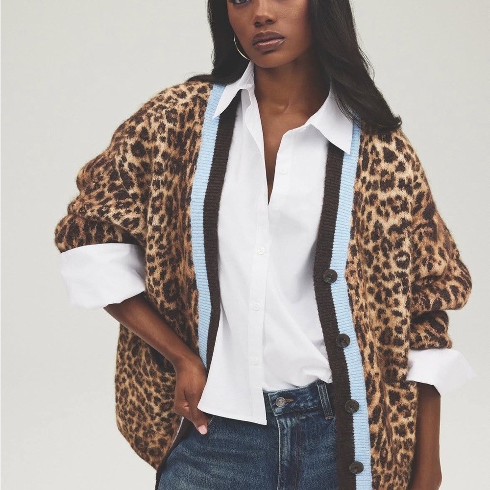 KBB Leopard Print Cardigan drop1